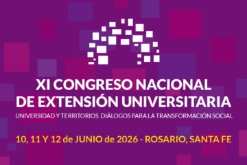 Logo del XI Congreso Nacional de Extensión Universitaria